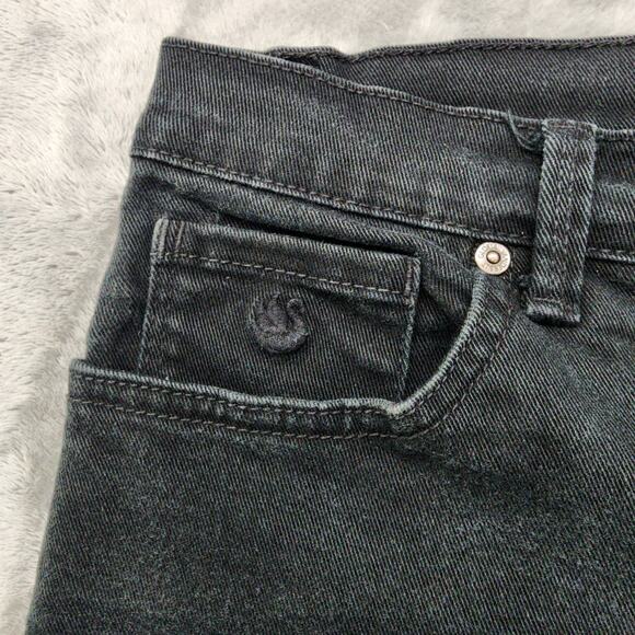 Gloria Vanderbilt Jeans Womens 12P PETITE Faded Black Amanda High Rise Slim Leg - Picture 2 of 16